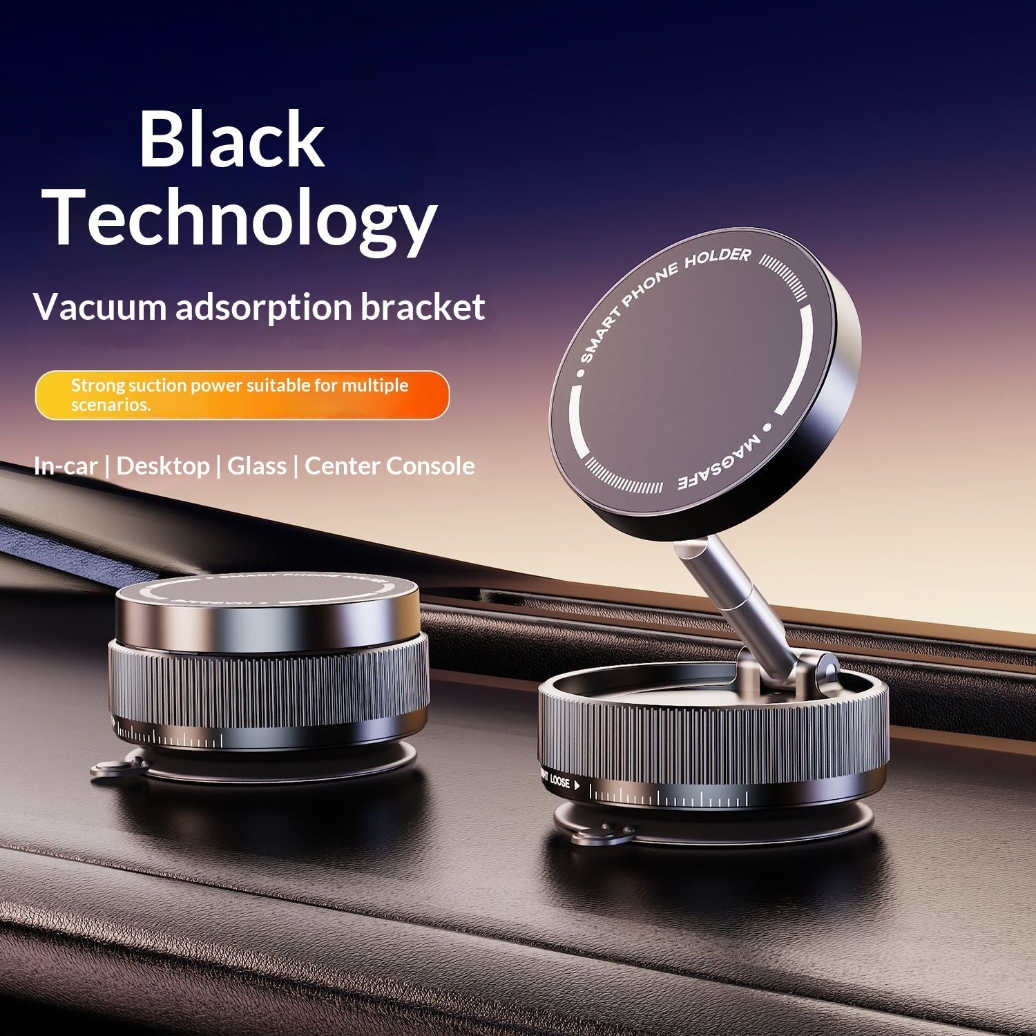 Convenient Desktop Magnetic Navigation Car Phone Charger Holder