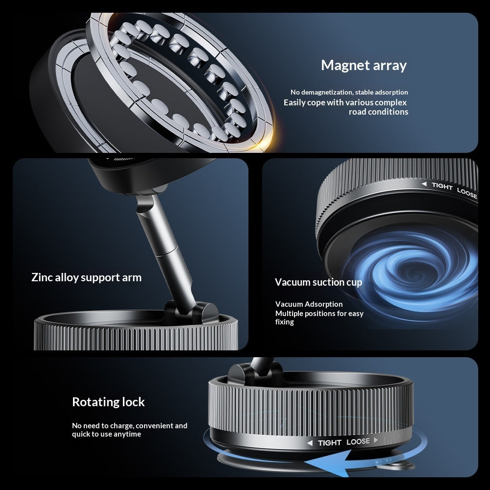 Convenient Desktop Magnetic Navigation Car Phone Charger Holder